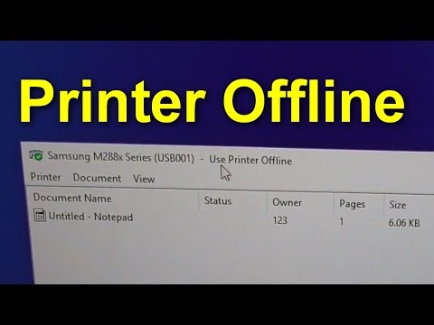 Khắc phục lỗi user printer offline