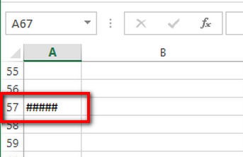 Khắc phục lỗi Excel #