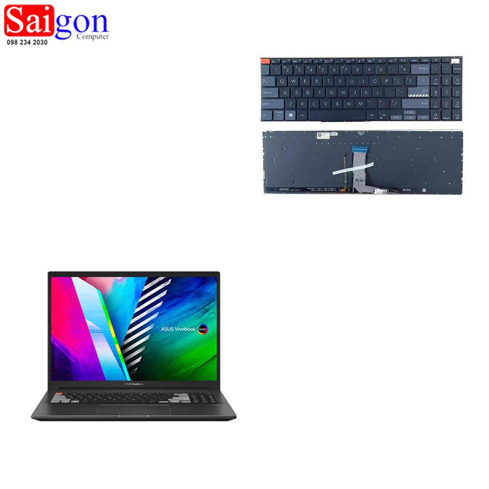 B&agrave;n Ph&iacute;m Laptop ASUS Vivobook Pro 16X OLED M7600