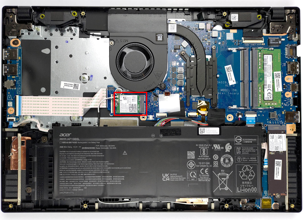 Card Wifi Laptop Acer TravelMate P2 TMP215-54