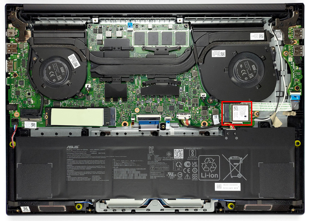 Card Wifi Laptop ASUS Vivobook Pro 16X OLED M7600