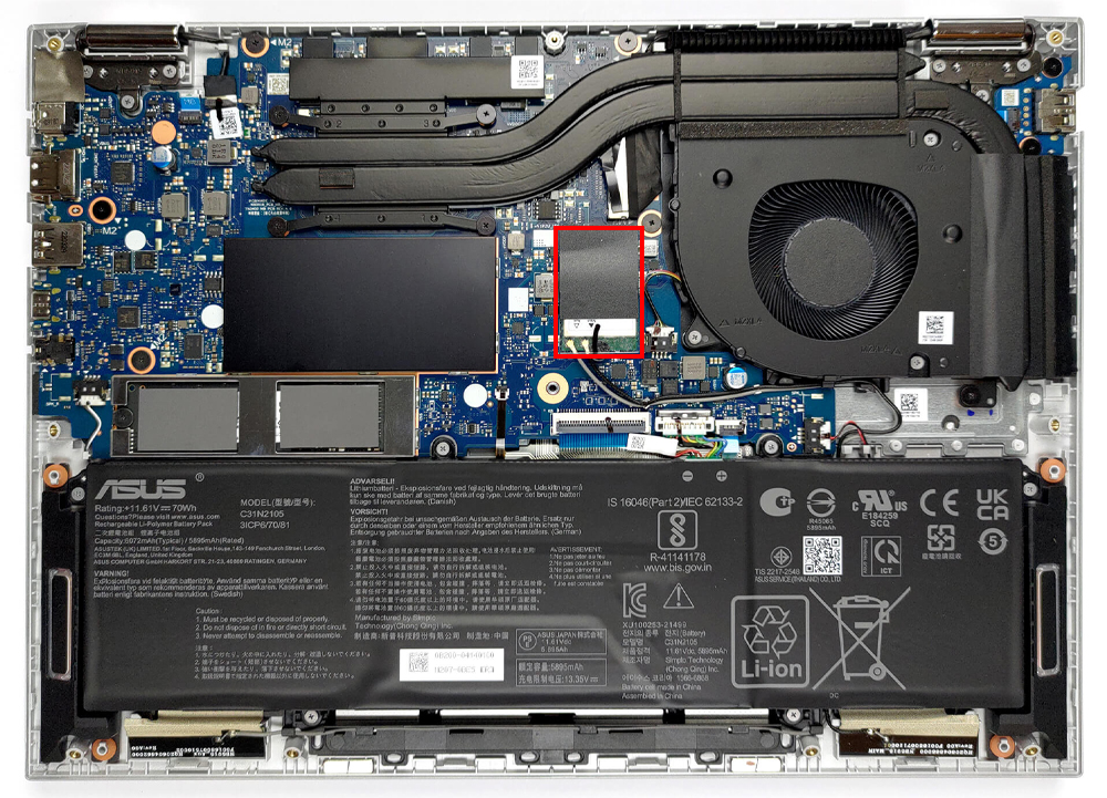 Card Wifi Laptop ASUS Vivobook S 14 Flip OLED TN3402