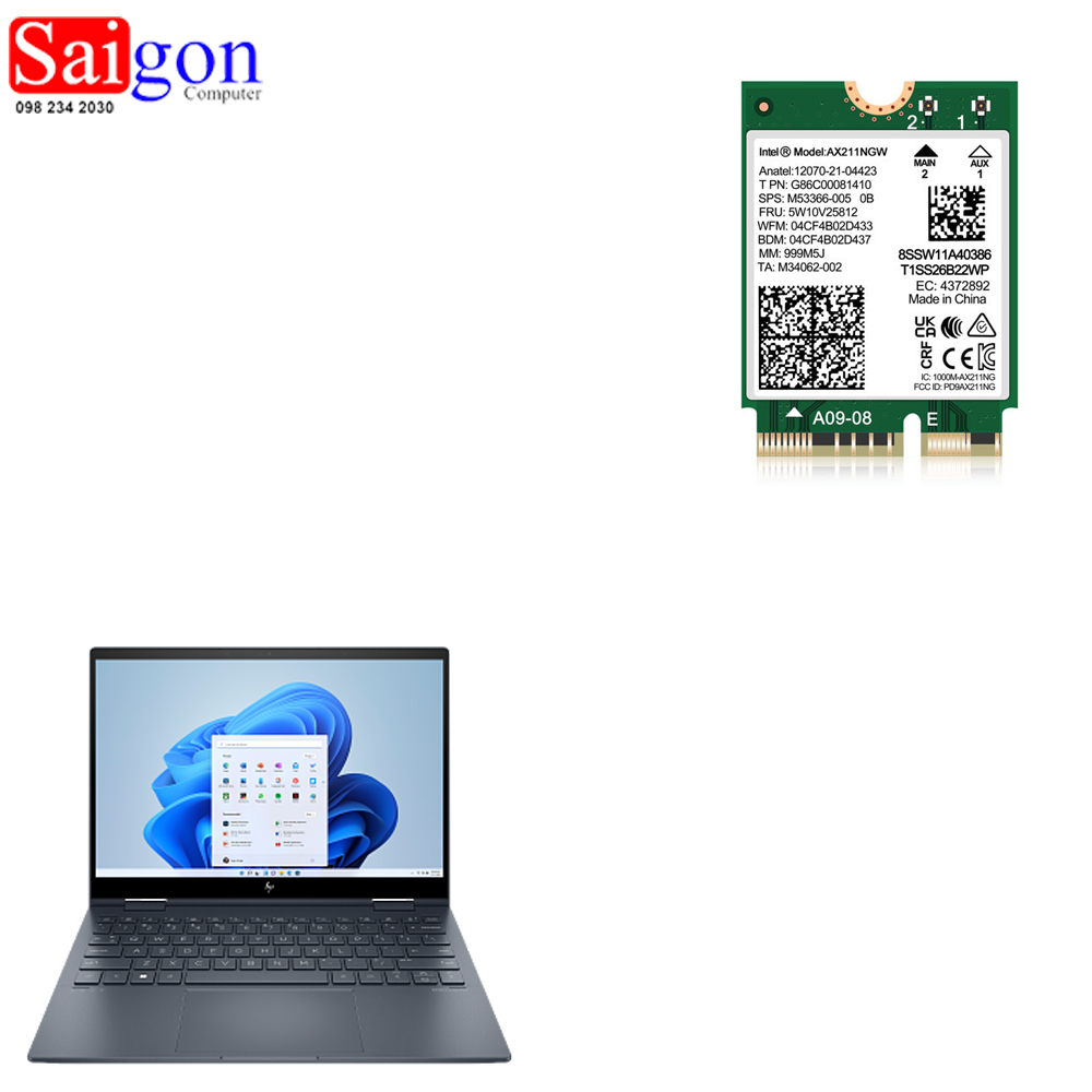 Card Wifi Laptop HP Envy x360 13 13-bf0000