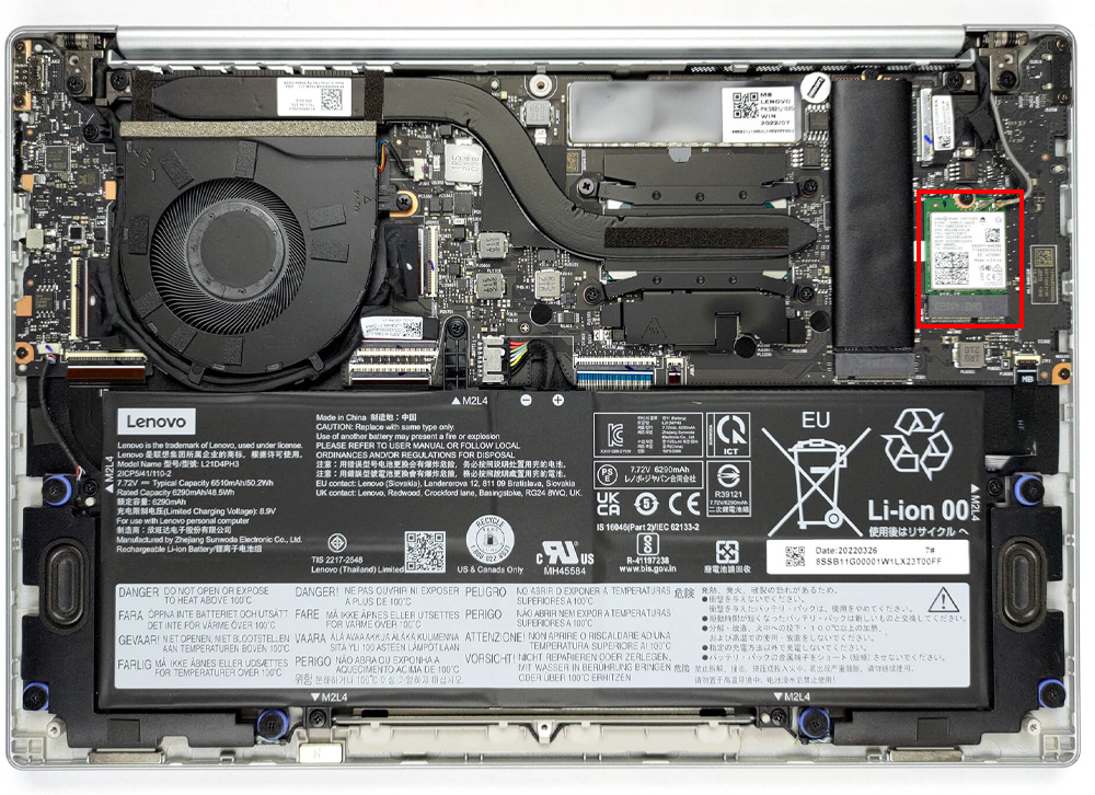 Card Wifi Laptop Lenovo Yoga Slim 7 Carbon 13inch 2022