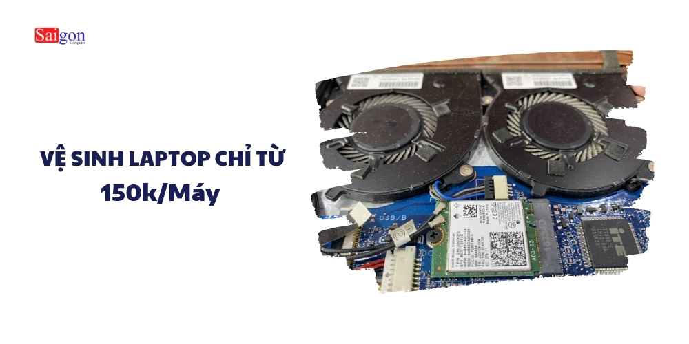 Giá Vệ Sinh Laptop HP Tại Trung Tâm Saigon Computer