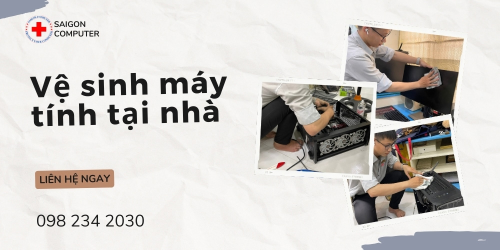 Dịch vụ vệ sinh m&aacute;y t&iacute;nh tại nh&agrave;