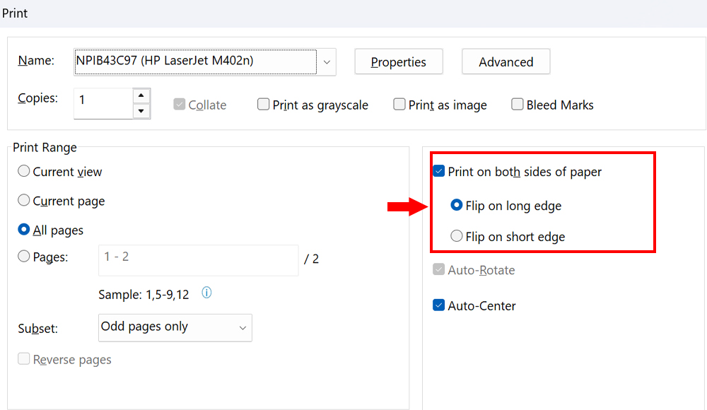 Hướng Dẫn Cách In 2 Mặt Trên File PDF Đơn Giản