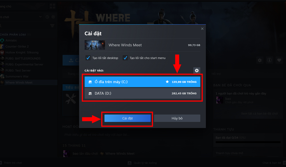 Hướng dẫn cách tải game Where Winds Meet trên PC 
