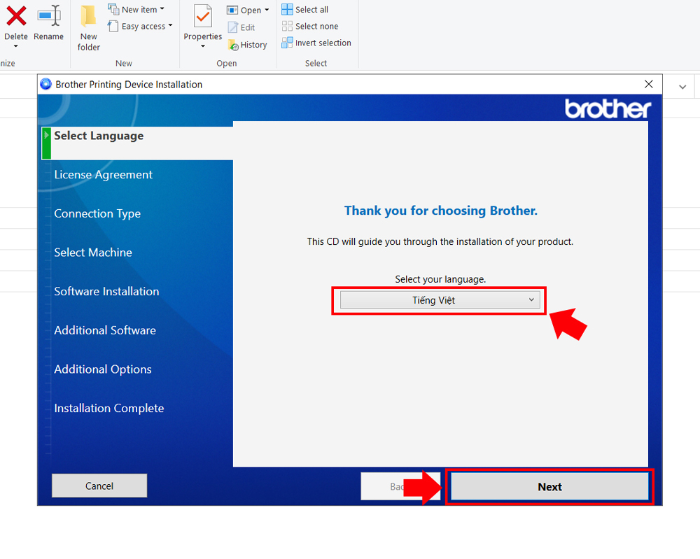 Hướng dẫn c&agrave;i đặt driver m&aacute;y in Brother DCP-L5510DW