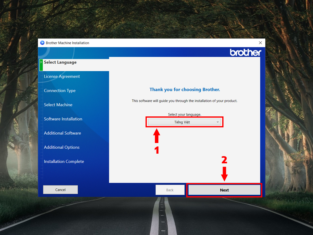 Hướng dẫn cài đặt driver máy in Brother DCP-T430W