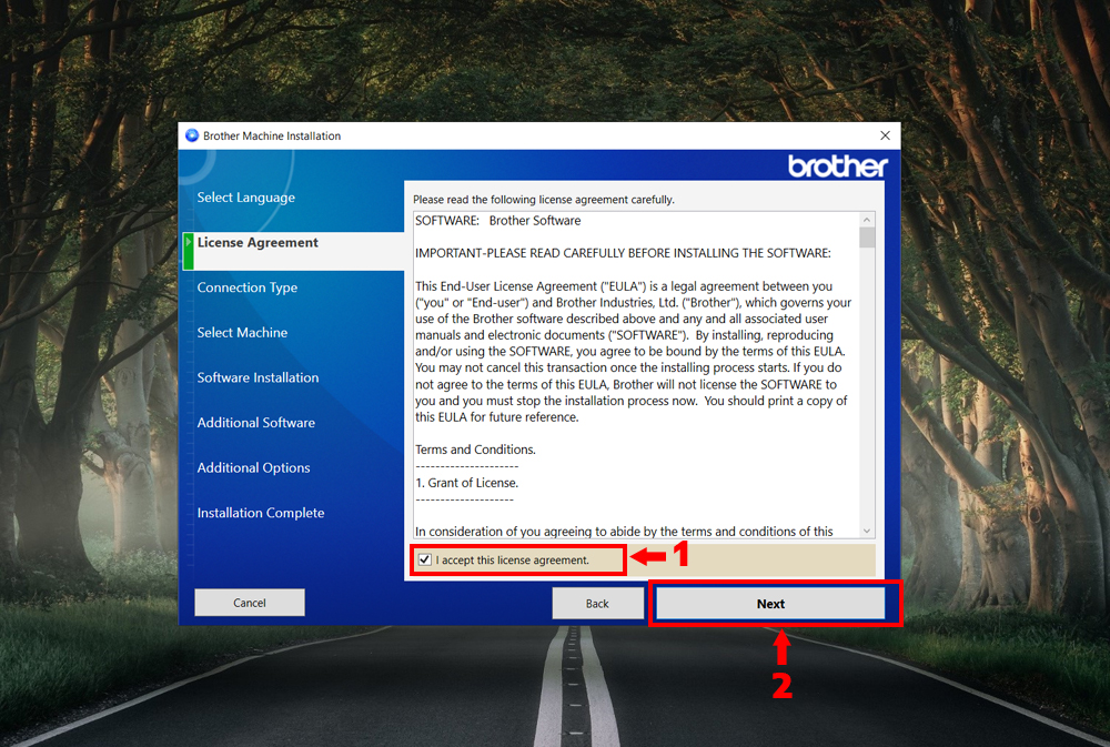 Hướng dẫn cài đặt driver máy in Brother MFC-J1170DW