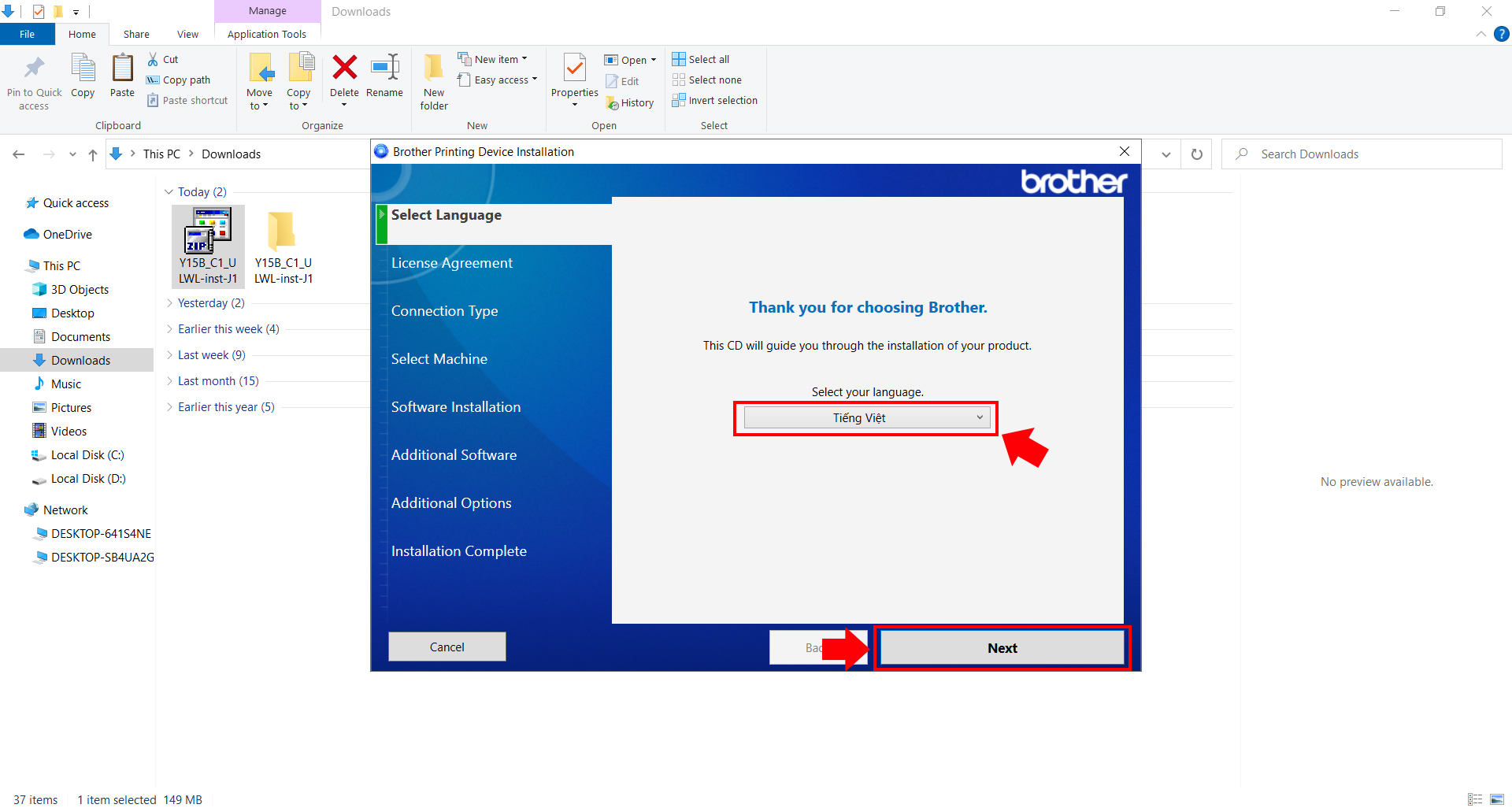 Hướng dẫn c&agrave;i đặt driver cho m&aacute;y in Brother HL 3230CDN
