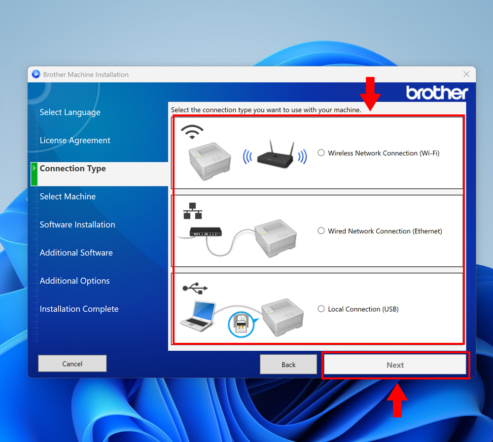 Hướng dẫn cài đặt driver máy in Brother MFC-L5700DW