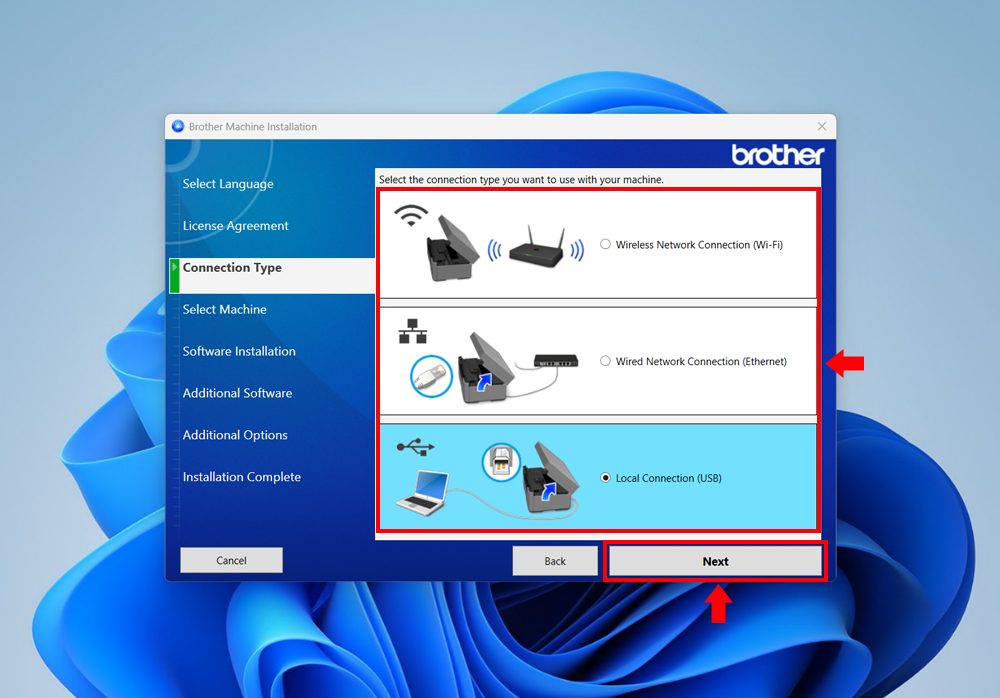 Hướng dẫn c&agrave;i đặt driver m&aacute;y in Brother MFC-L3720CDW