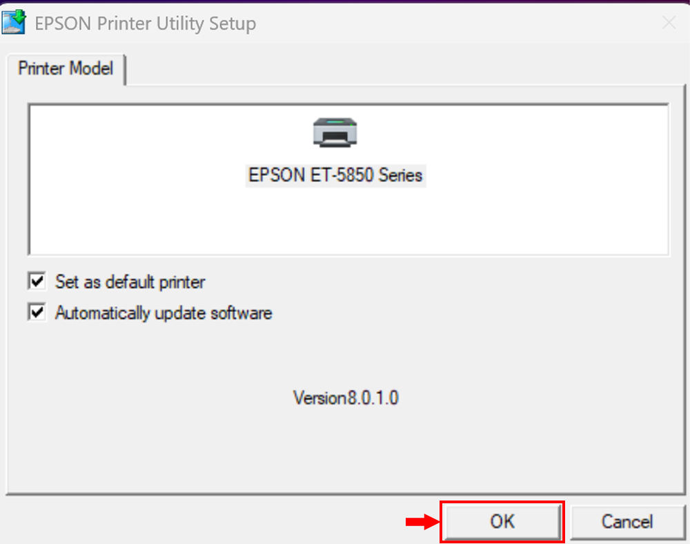 Hướng dẫn c&agrave;i đặt driver m&aacute;y in Epson EcoTank Pro ET-5850
