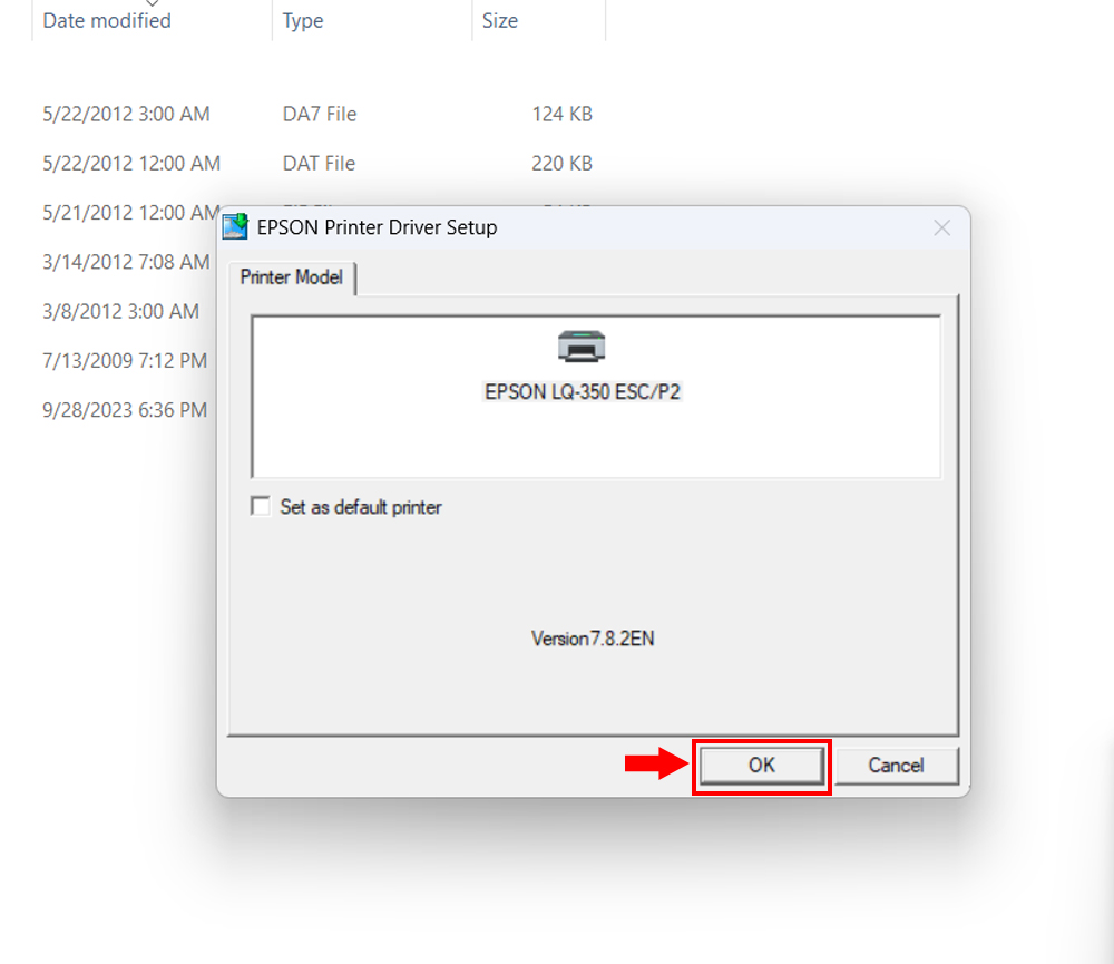 Hướng dẫn c&agrave;i đặt driver m&aacute;y in Epson LQ-350