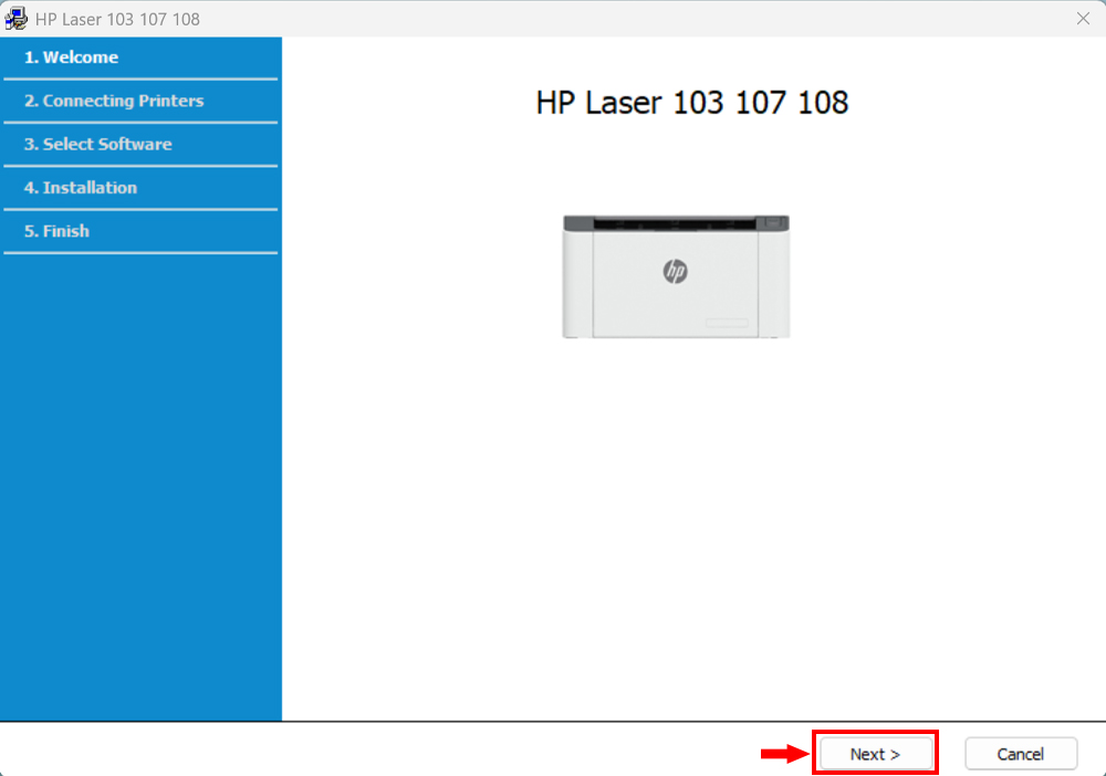 Hướng dẫn c&agrave;i đặt driver m&aacute;y in HP Laser 108a