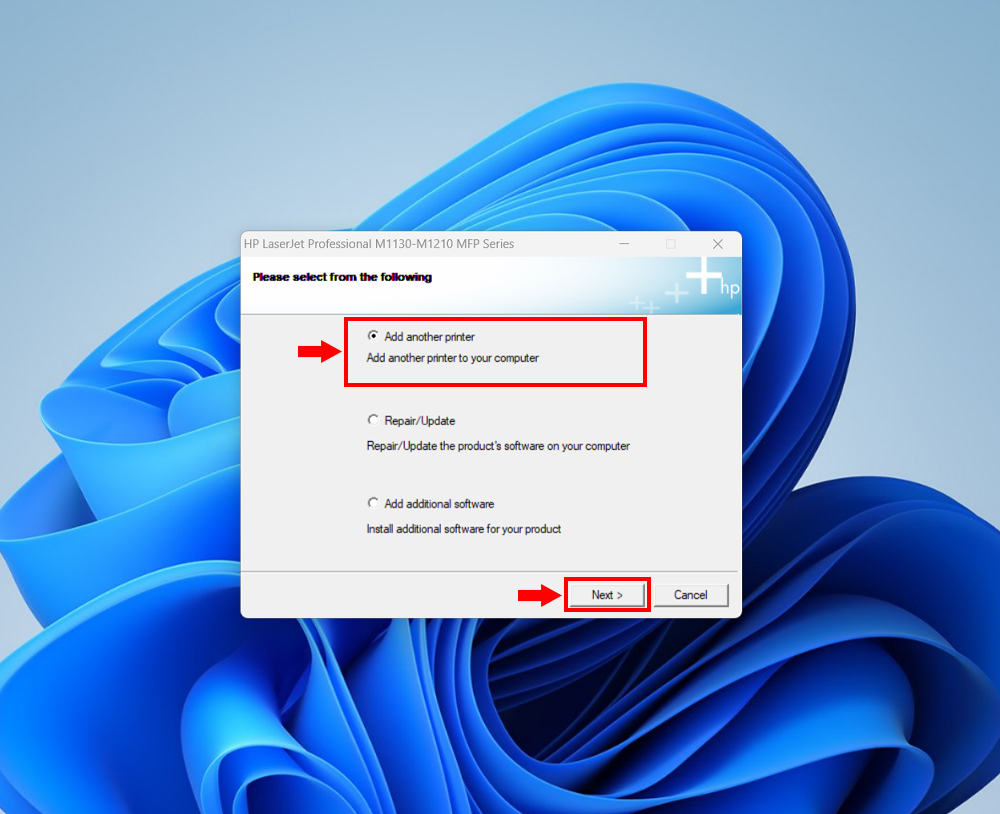 Hướng dẫn c&agrave;i đặt driver m&aacute;y in HP LaserJet Pro M1132