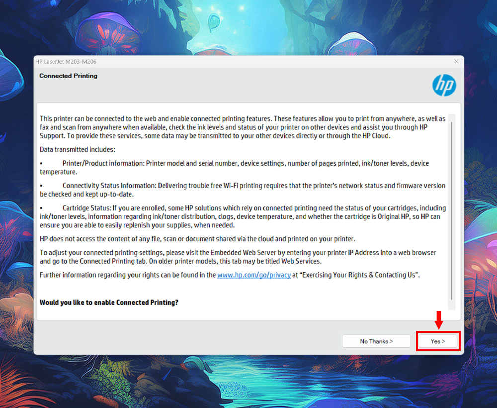 Hướng dẫn c&agrave;i đặt driver m&aacute;y in HP LaserJet Pro M203dn