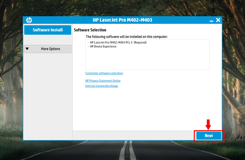 Hướng dẫn c&agrave;i đặt driver m&aacute;y in HP LaserJet Pro M402dn