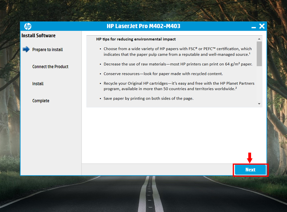 Hướng dẫn c&agrave;i đặt driver m&aacute;y in HP LaserJet Pro M402dn
