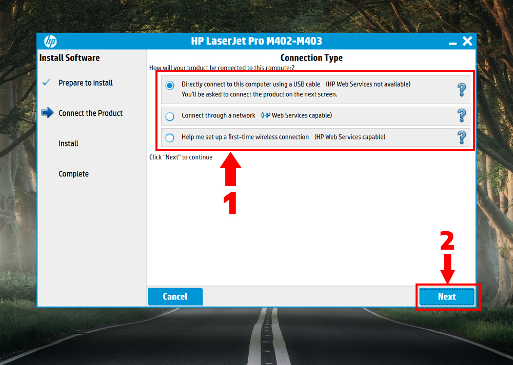 Hướng dẫn c&agrave;i đặt driver m&aacute;y in HP LaserJet Pro M402dn