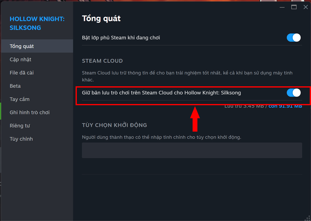 Hướng dẫn load lại file save game trên steam