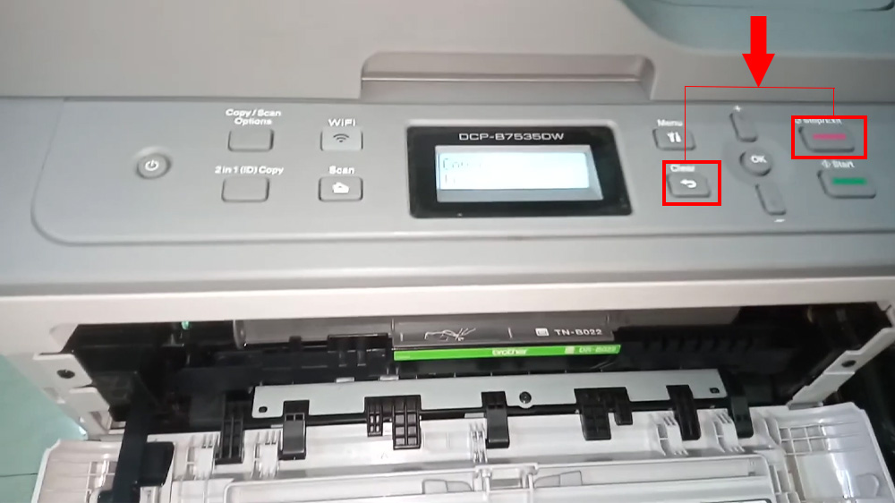 Hướng Dẫn Reset Drum Và Toner Máy In Brother DCP-B7535DW