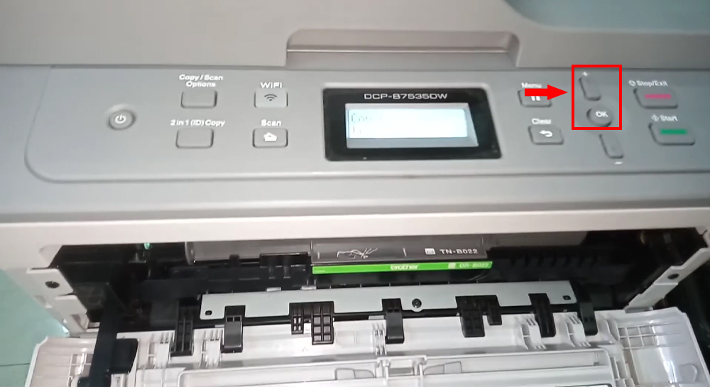 Hướng Dẫn Reset Drum Và Toner Máy In Brother DCP-B7535DW