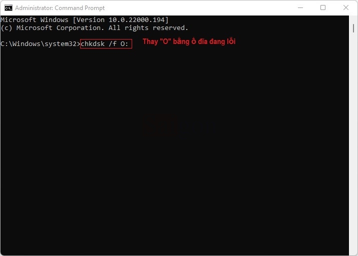 Hướng dẫn sửa lỗi The File or Directory is Corrupted and Unreadable