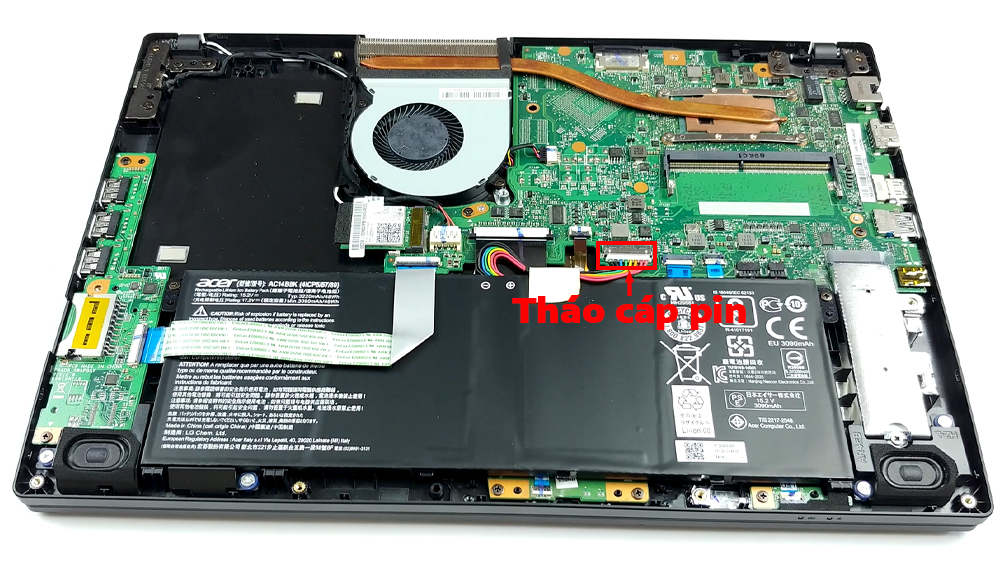 Hướng dẫn thay pin Acer TravelMate P2 P2410-M