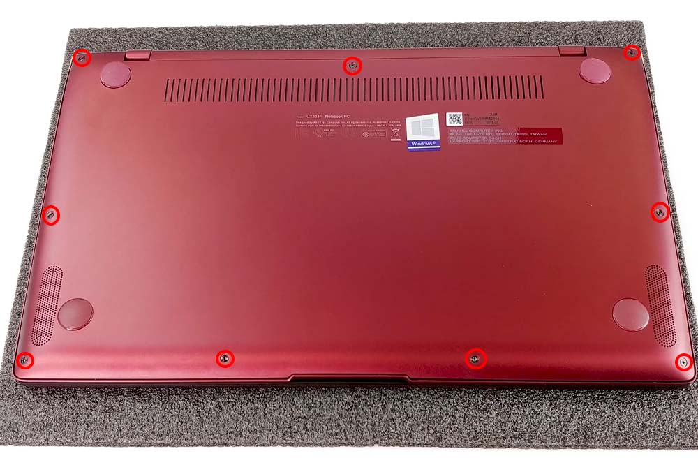 Hướng dẫn thay pin laptop ASUS ZenBook 13 UX333