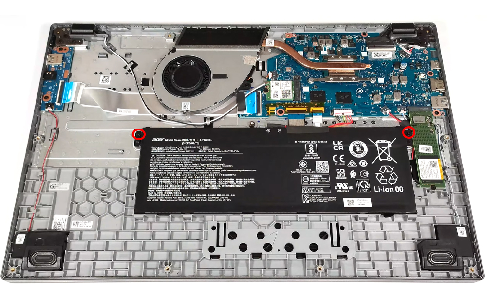 Hướng dẫn thay pin laptop Acer Aspire 3 A317-55P