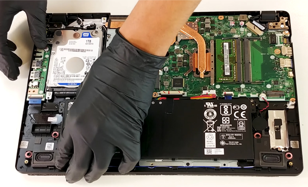 Hướng dẫn thay pin Acer Aspire 5 A515-52G