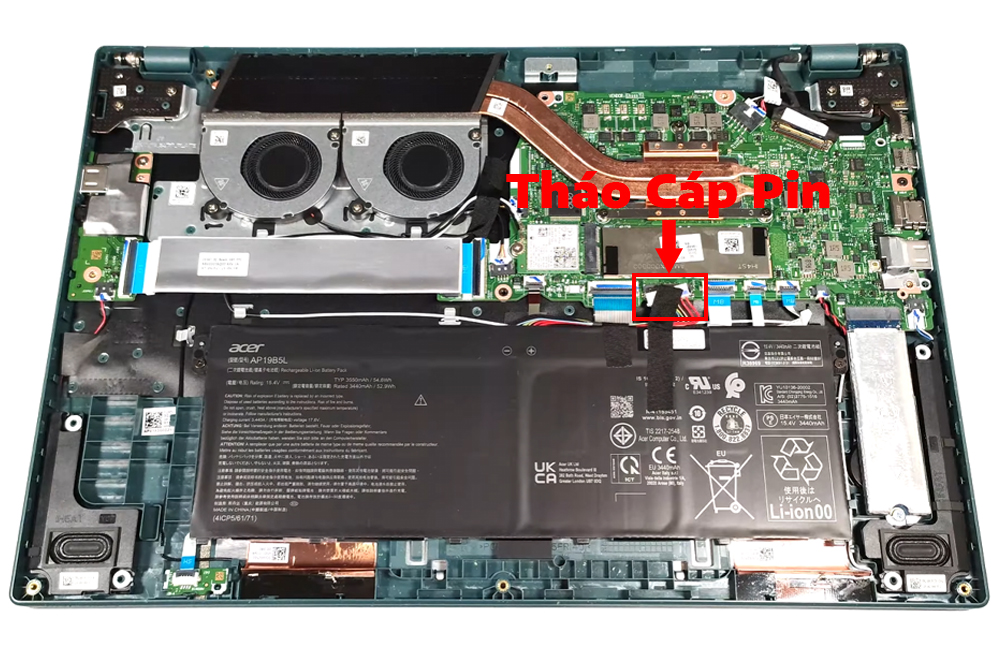Hướng dẫn thay pin laptop Acer Aspire Vero 15 AV15-53P