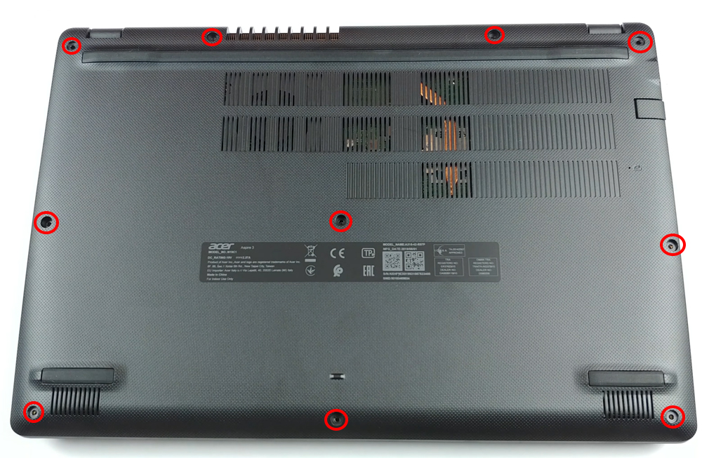 Hướng dẫn thay pin Acer aspire 3 a315-42