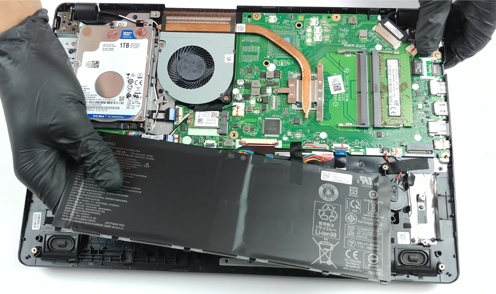 Hướng dẫn thay pin Acer aspire 3 a315-42