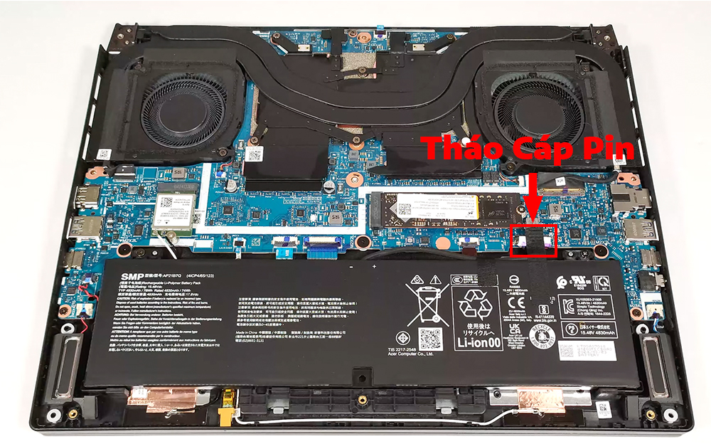 Hướng dẫn thay pin Acer Nitro 14 AN14-41