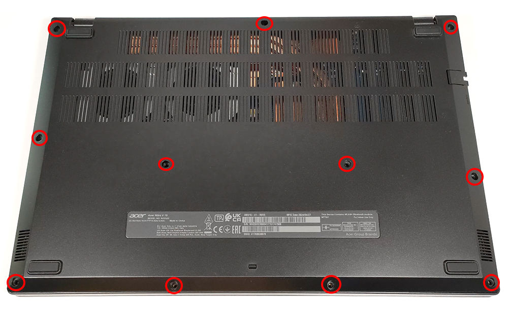 Hướng dẫn thay pin laptop Acer Nitro V 15 ANV15-41
