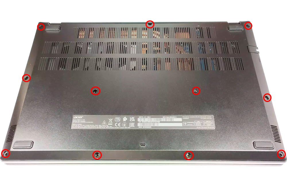 Hướng dẫn thay pin cho laptop Acer Nitro V 15 ANV15-51