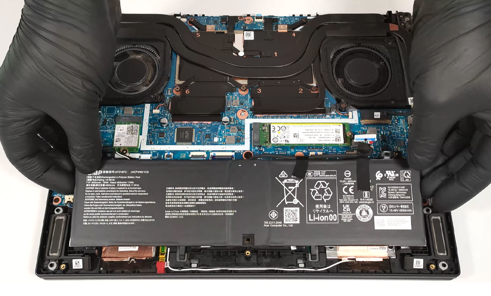 Hướng dẫn thay pin laptop Acer Predator Helios Neo 14 PHN14-51