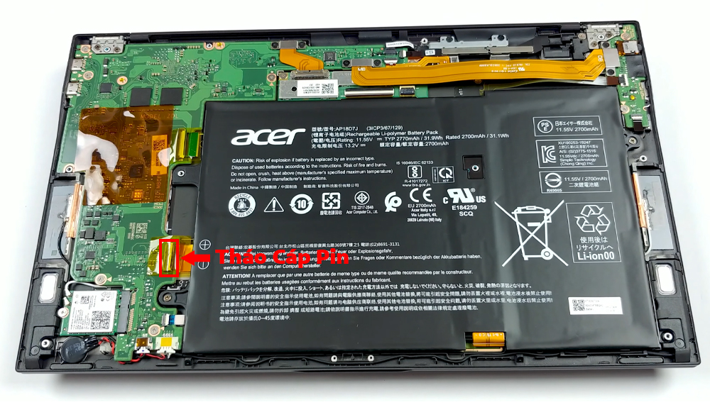 Hướng dẫn thay pin cho Acer Swift 7 SF714-52T