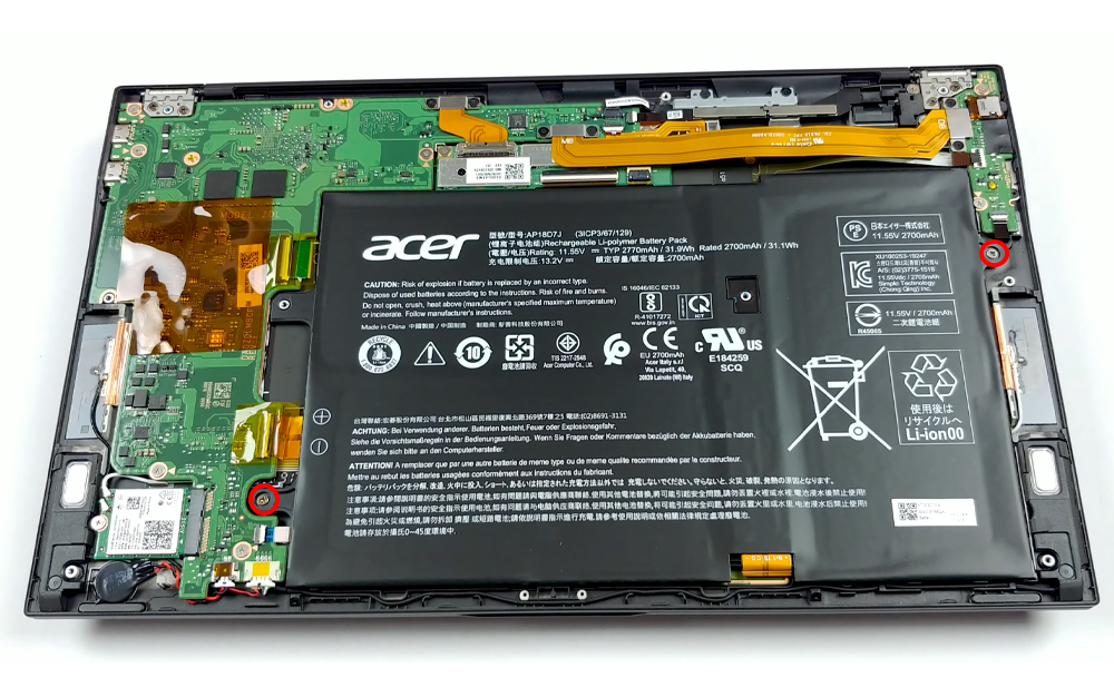 Hướng dẫn thay pin cho Acer Swift 7 SF714-52T