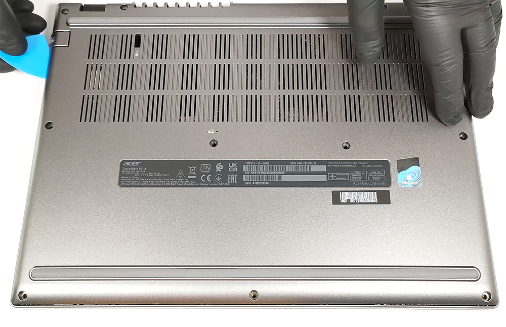 Hướng dẫn thay pin laptop Acer TravelMate P2 TMP214-55