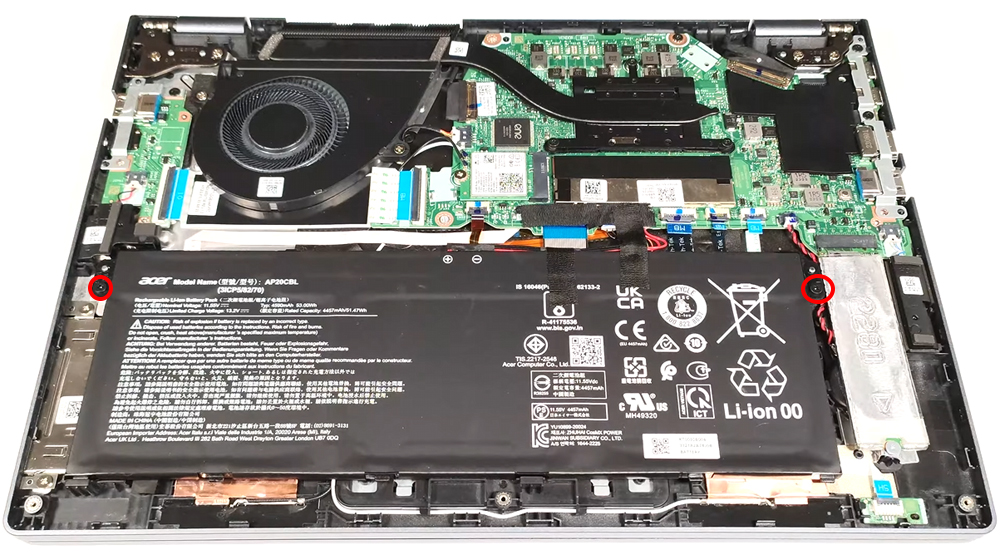 Hướng dẫn thay pin Acer TravelMate P4 TMP413-51