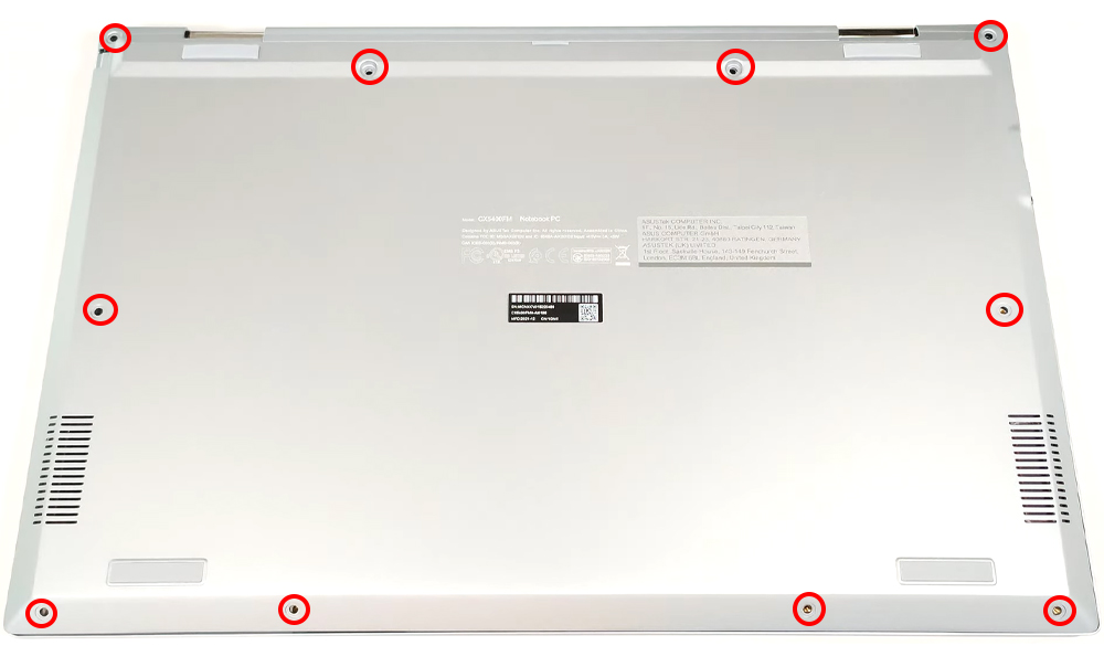 Hướng dẫn thay pin ASUS Chromebook Flip CX5400