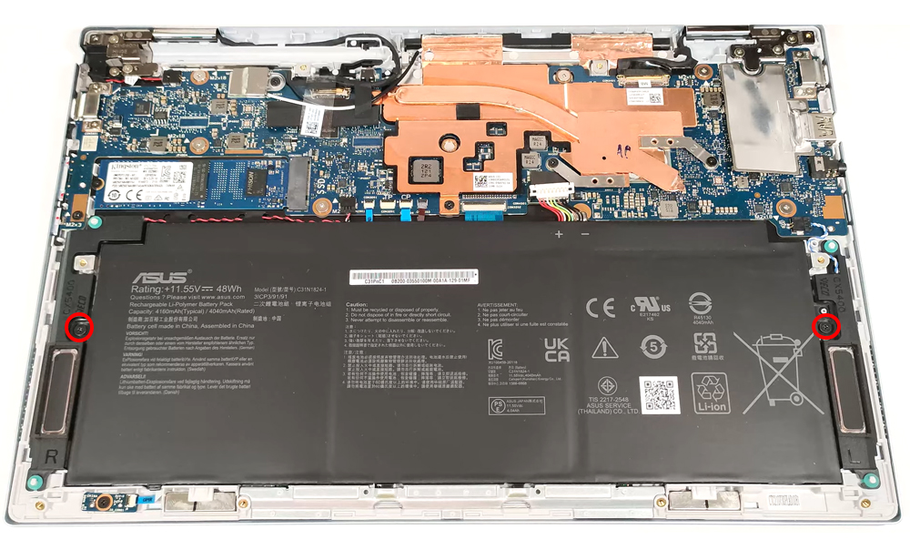Hướng dẫn thay pin ASUS Chromebook Flip CX5400