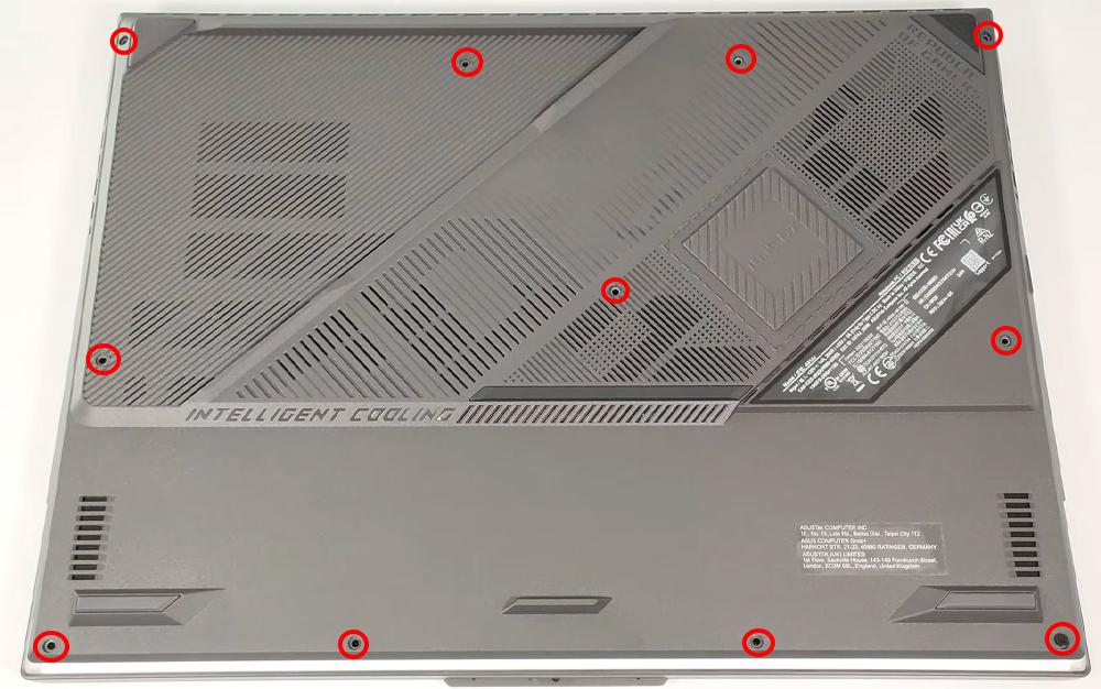 Hướng dẫn thay pin laptop ASUS ROG Strix G18 G814 2024