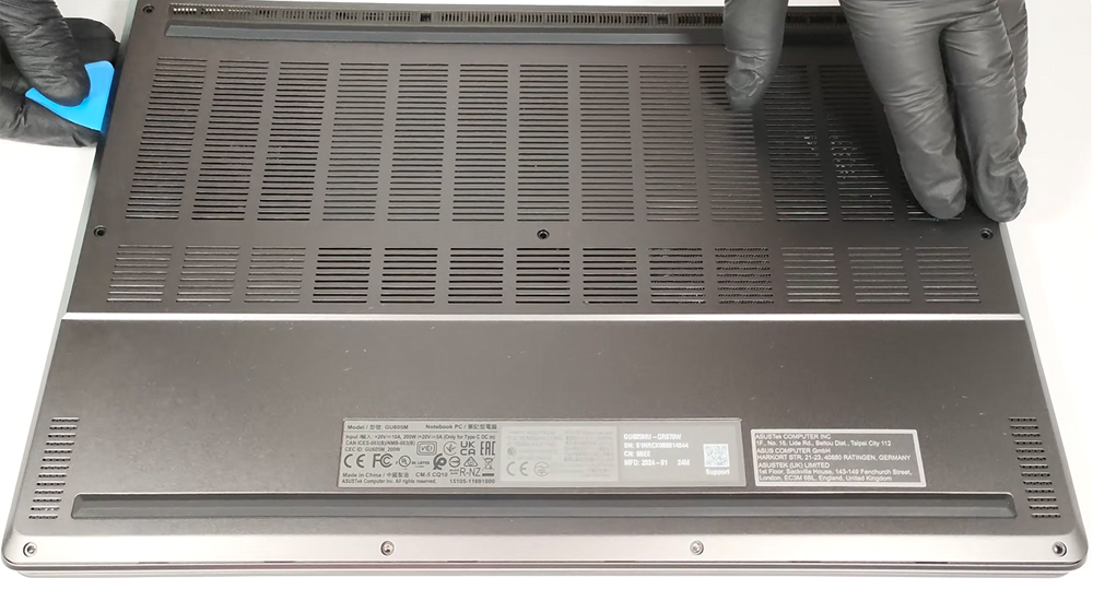 Hướng dẫn thay pin laptop ASUS ROG Zephyrus G16 GU605