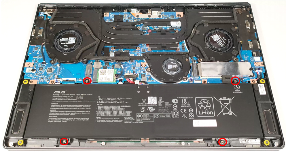 Hướng dẫn thay pin laptop ASUS ROG Zephyrus G16 GU605